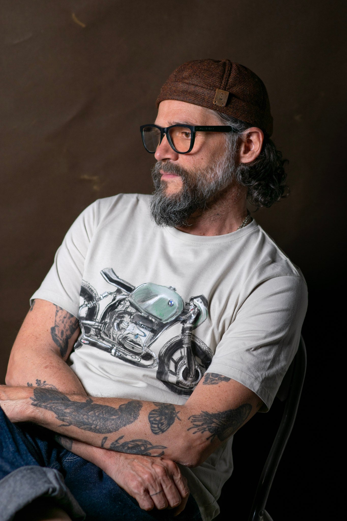 Docker hat en paño café - The Mountain Atelier
