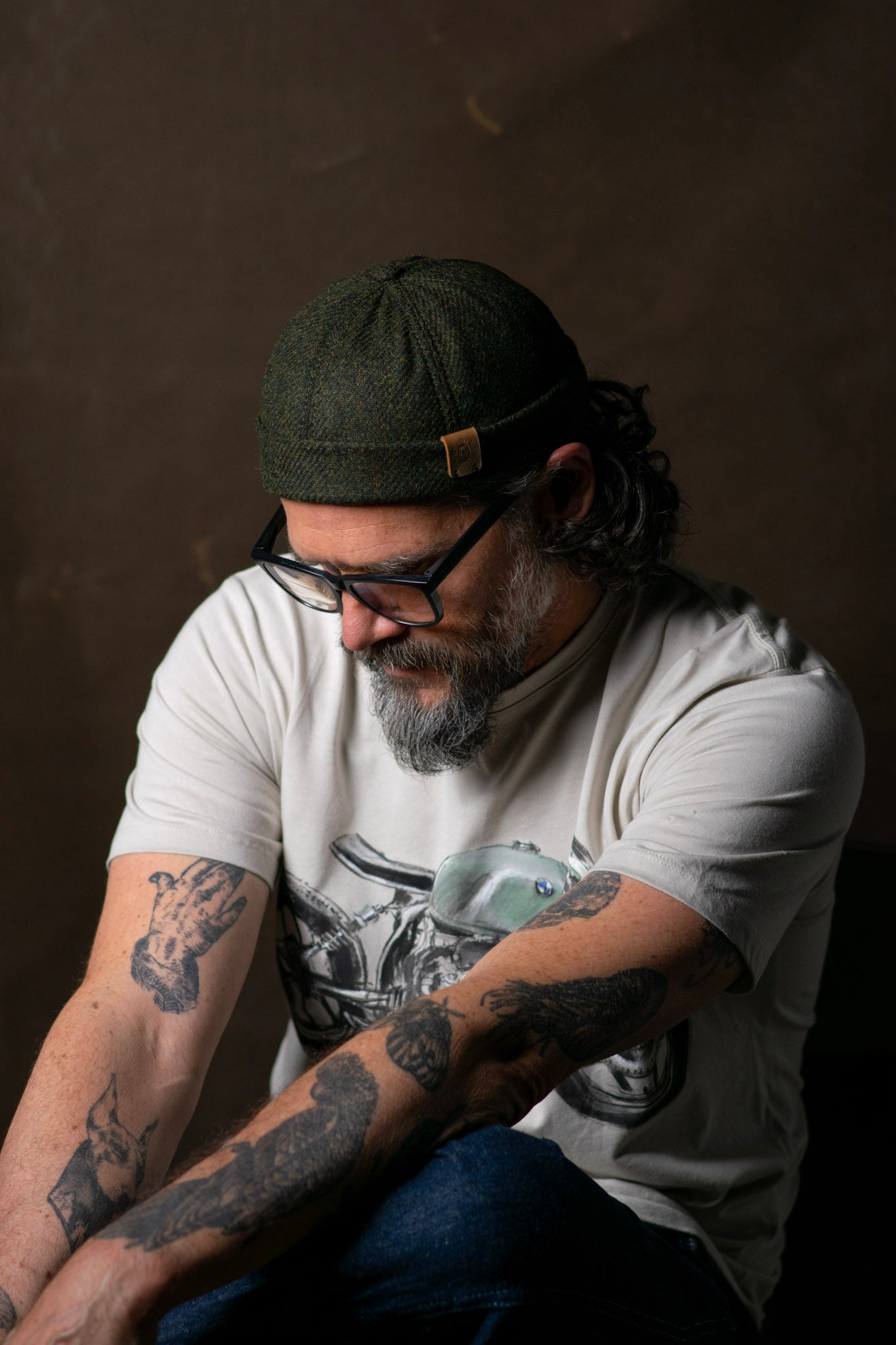 Docker hat en paño verde - The Mountain Atelier