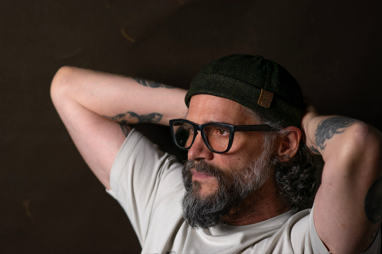 Docker hat en paño verde - The Mountain Atelier