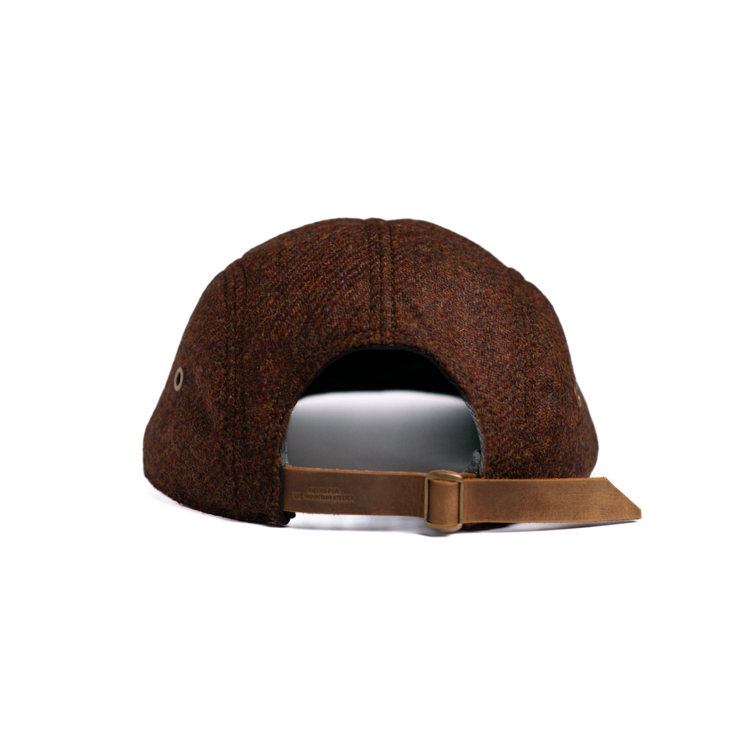 Gorra 5 paneles de paño café - The Mountain Atelier