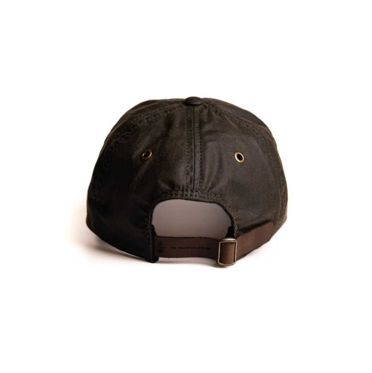 Gorra beisbolera en lona encerada verde - The Mountain Atelier