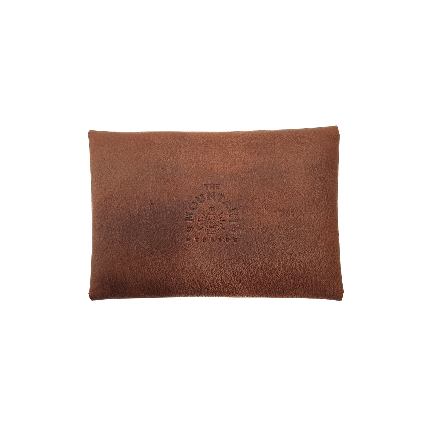 Monedero en cuero ambar - The Mountain Atelier