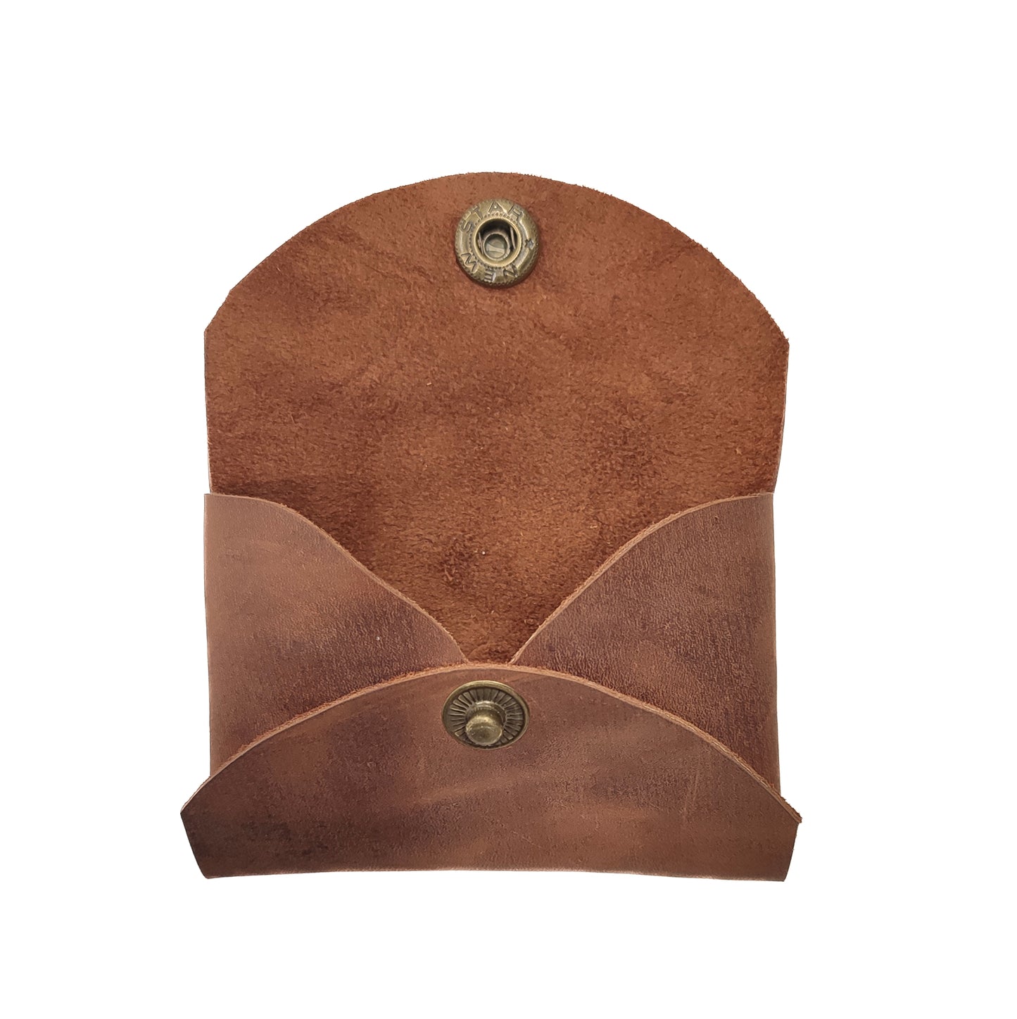 Monedero en cuero ambar - The Mountain Atelier