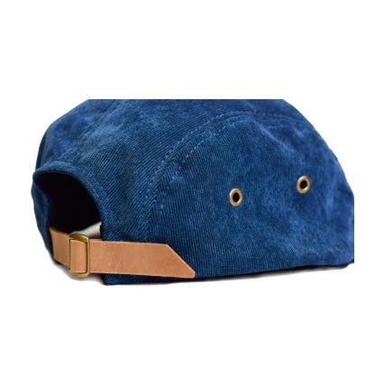 Gorra 5 paneles pana azul - The Mountain Atelier