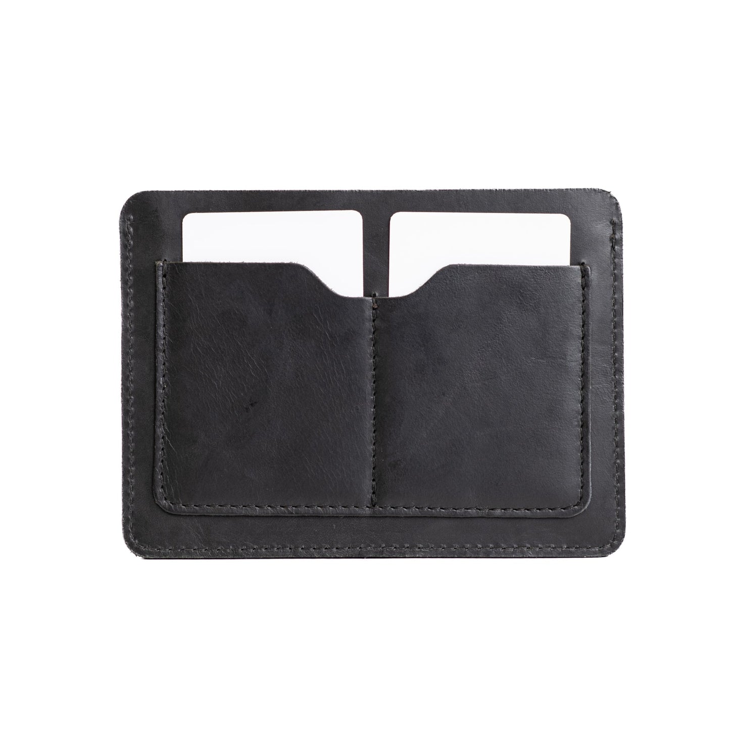 Porta pasaporte sencillo negro - The Mountain Atelier