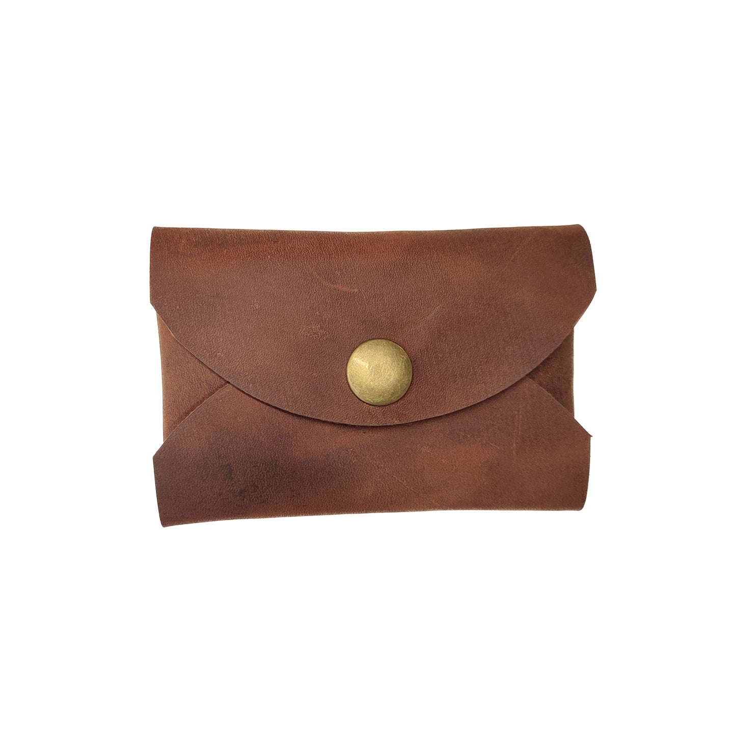 Monedero en cuero ambar - The Mountain Atelier