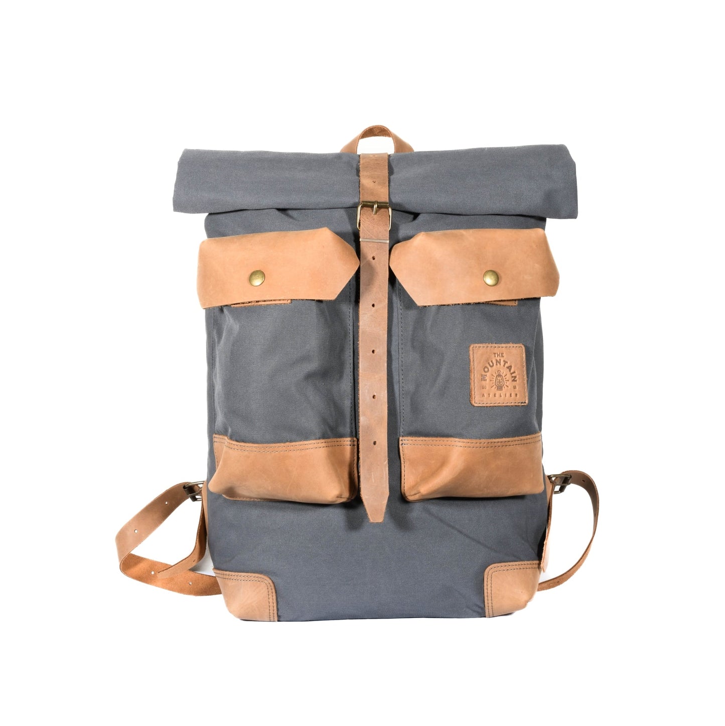 Morral grande impermeable de color gris - The Mountain Atelier