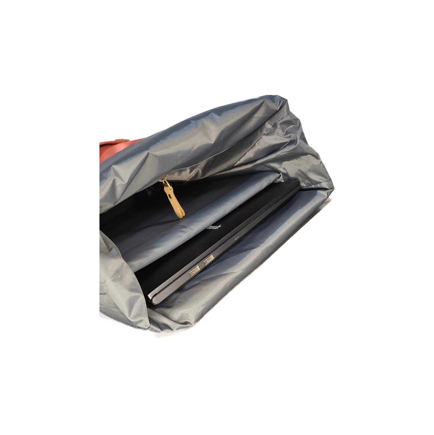 Morral Paper Negro Cuero Cognac - The Mountain Atelier