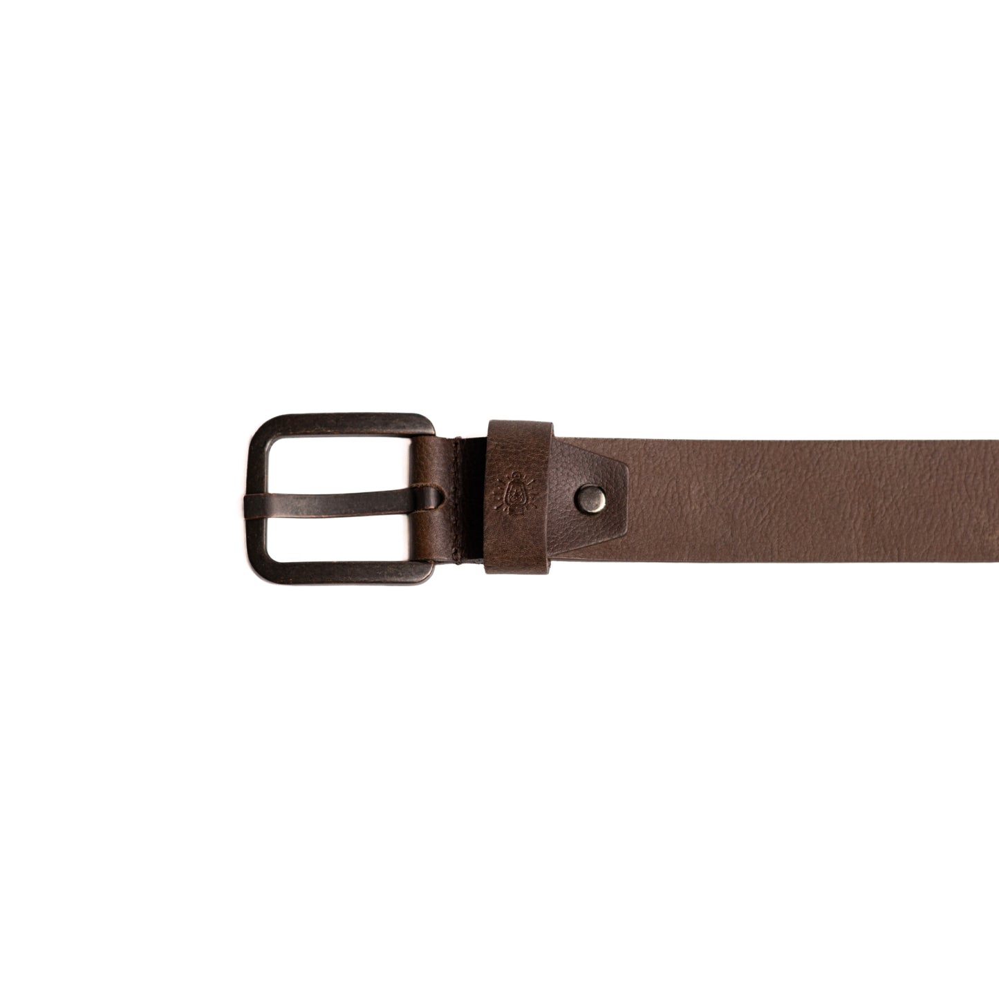 Cinturón hombre british caoba