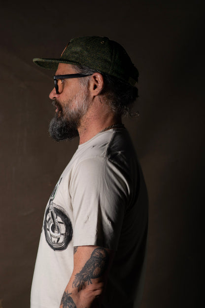 Gorra worker de paño verde - The Mountain Atelier