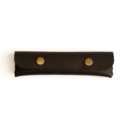 Estuche para lapices en cuero Avellana - The Mountain Atelier
