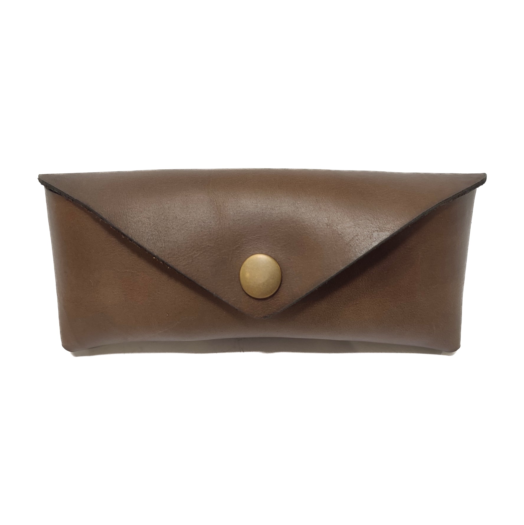 Estuche para gafas en cuero miel - The Mountain Atelier