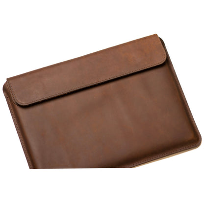Funda para laptop en cuero 14" Avellana