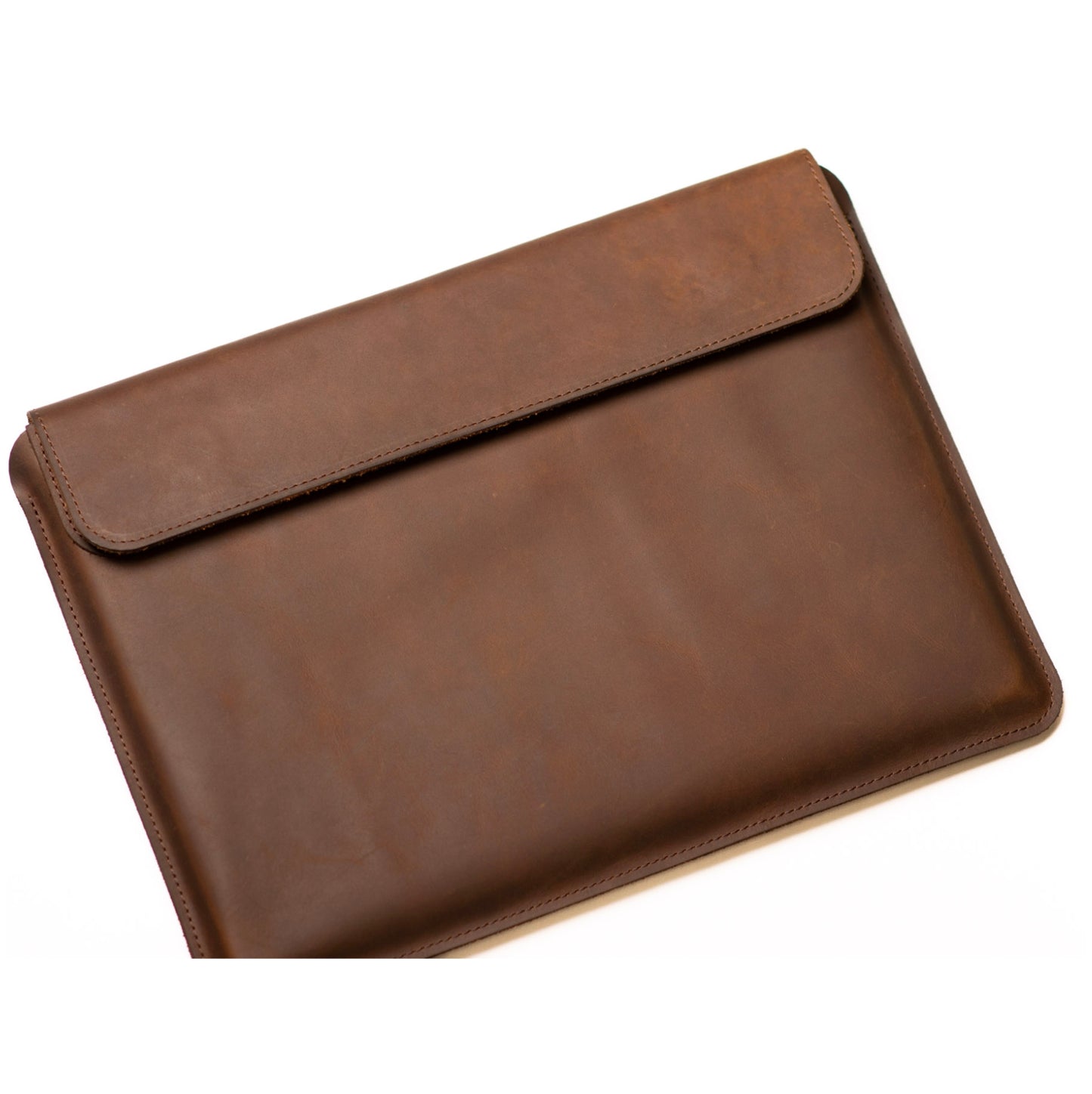 Funda para laptop en cuero 14" Chocolate