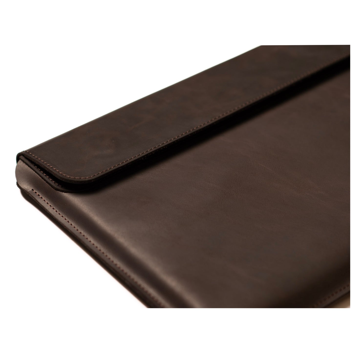 Funda para laptop en cuero 14" Chocolate