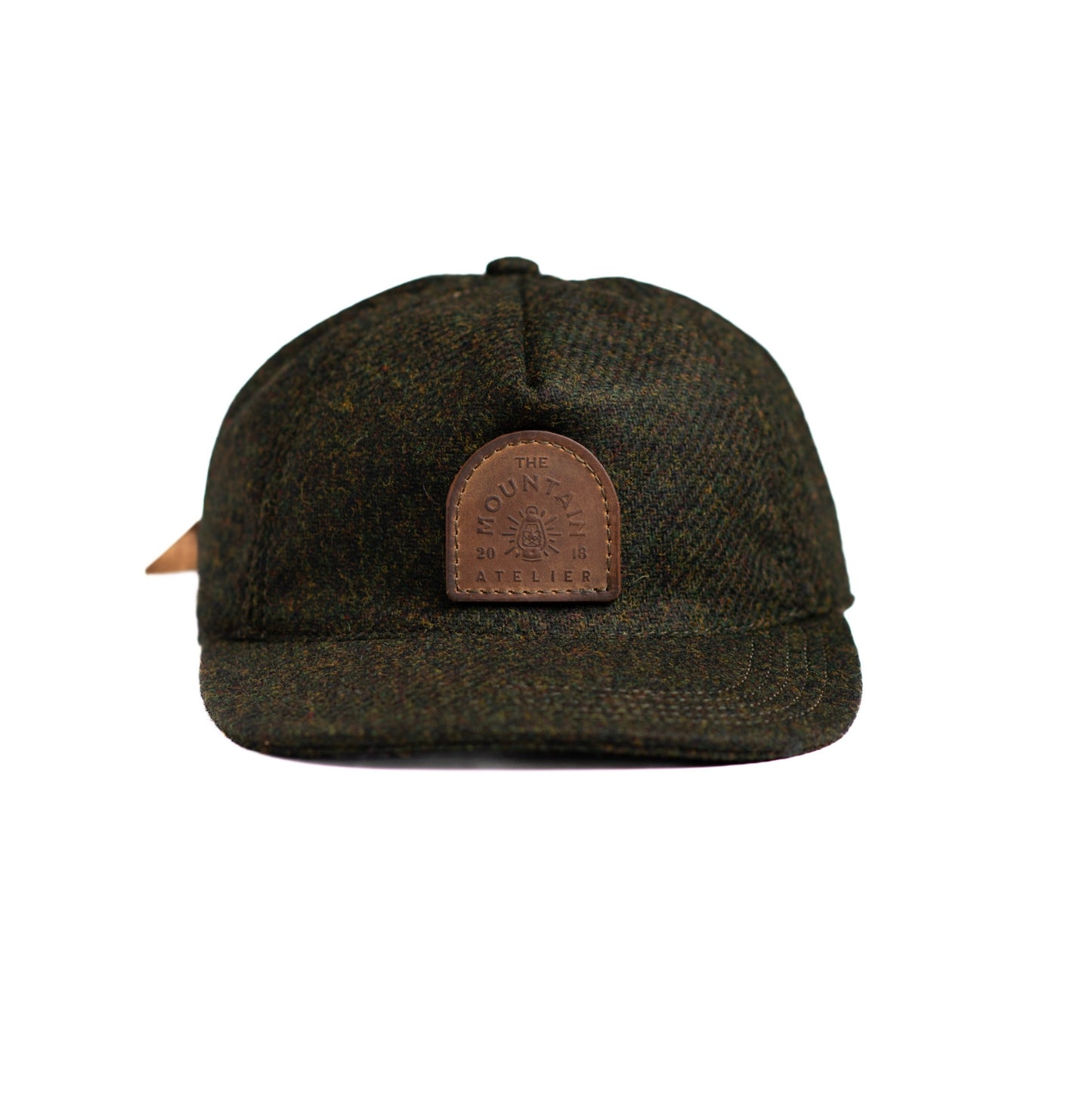 Gorra worker de paño verde - The Mountain Atelier