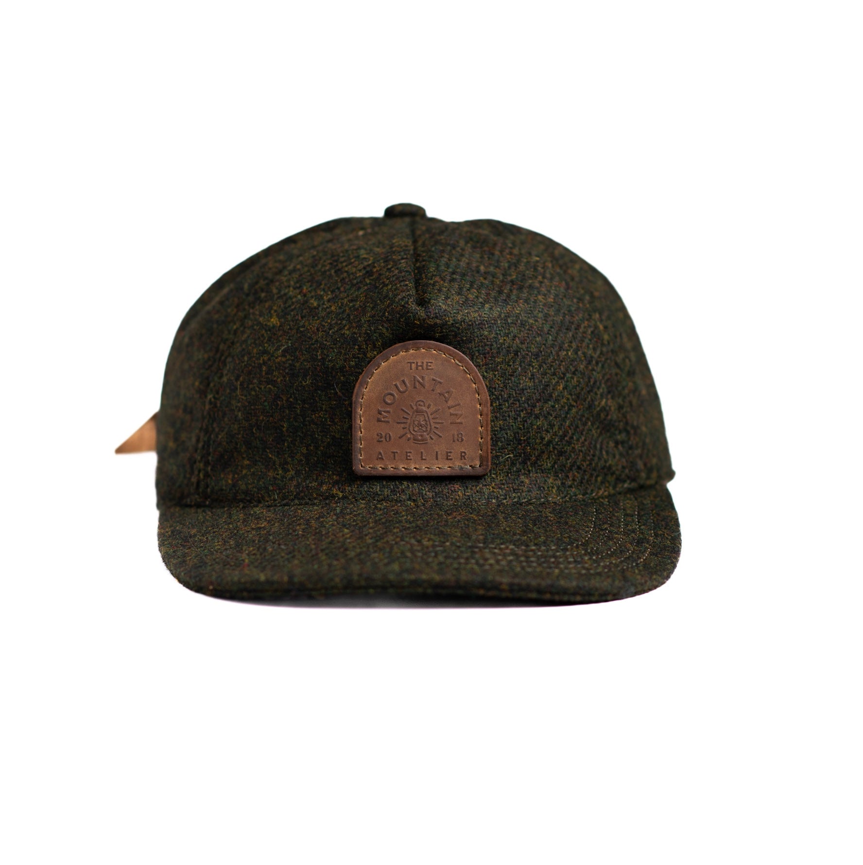 Gorra worker de paño verde - The Mountain Atelier