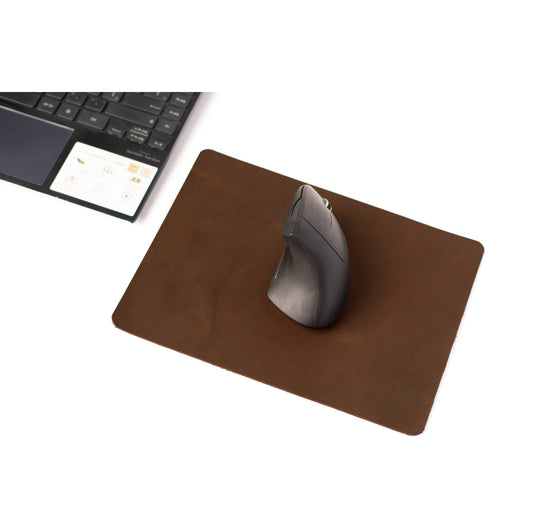 Mouse pad en cuero Avellana
