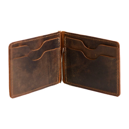 Clip wallet cognac - The Mountain Atelier