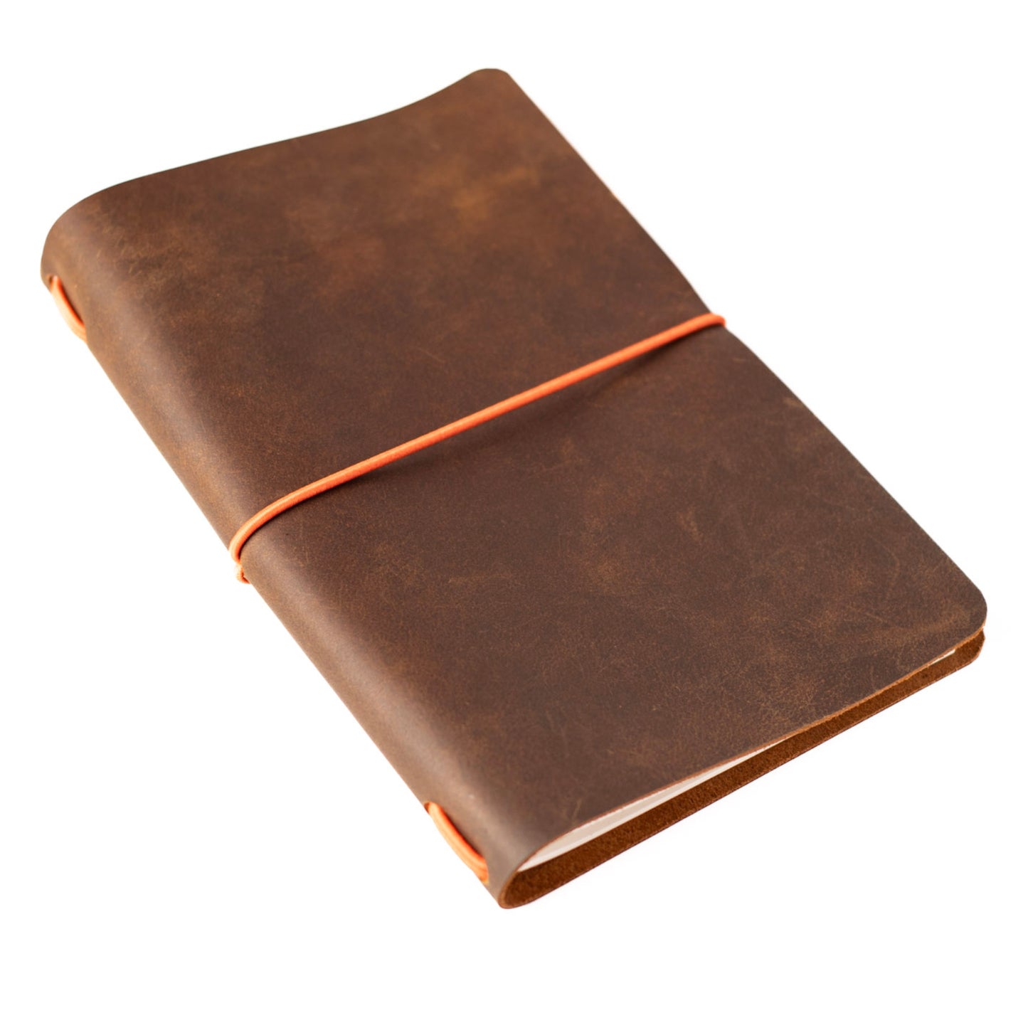 Bitacora A5 en cuero Avellana