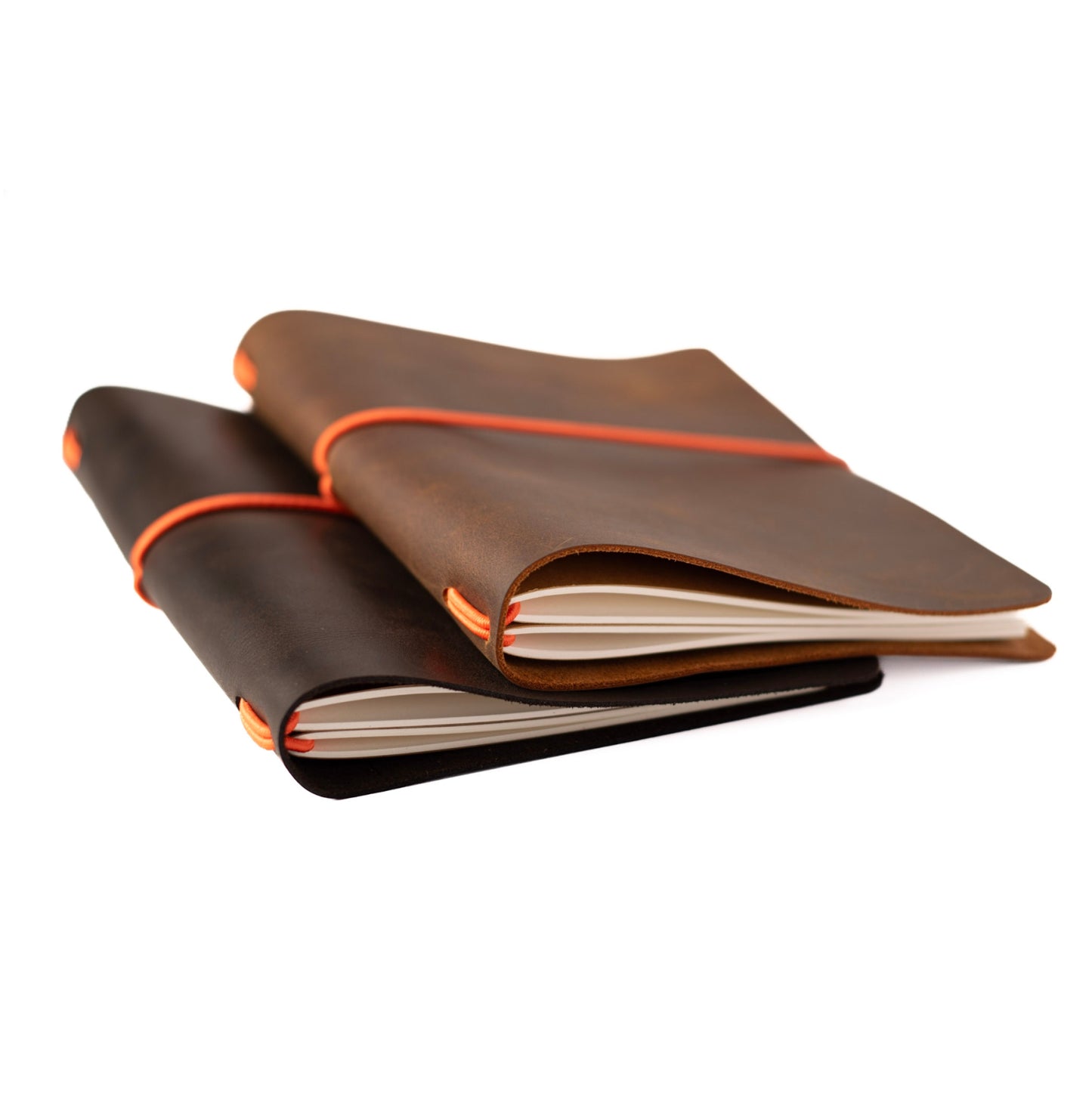Bitacora A5 en cuero Chocolate