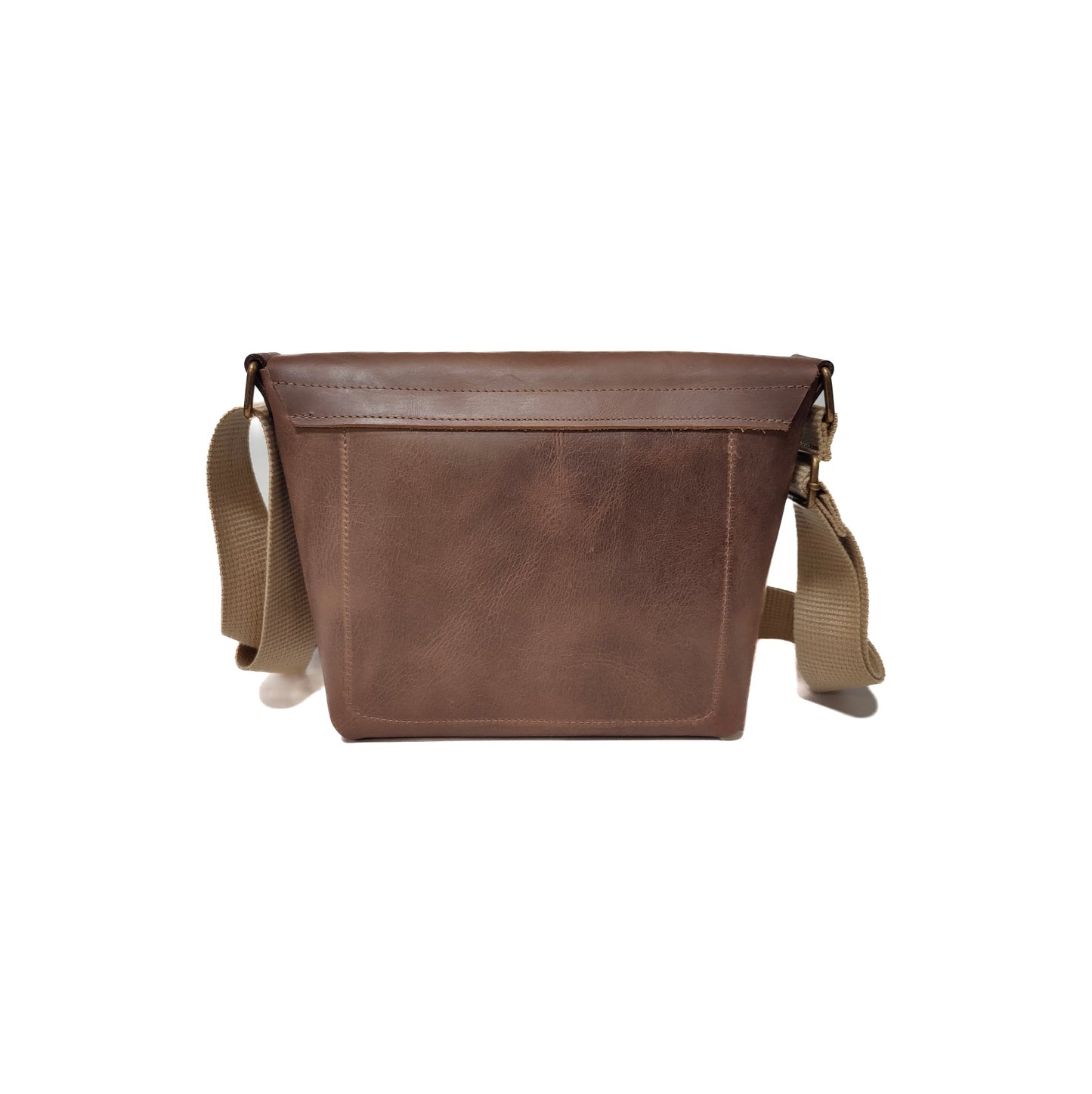 Messenger bag marrón liso - The Mountain Atelier