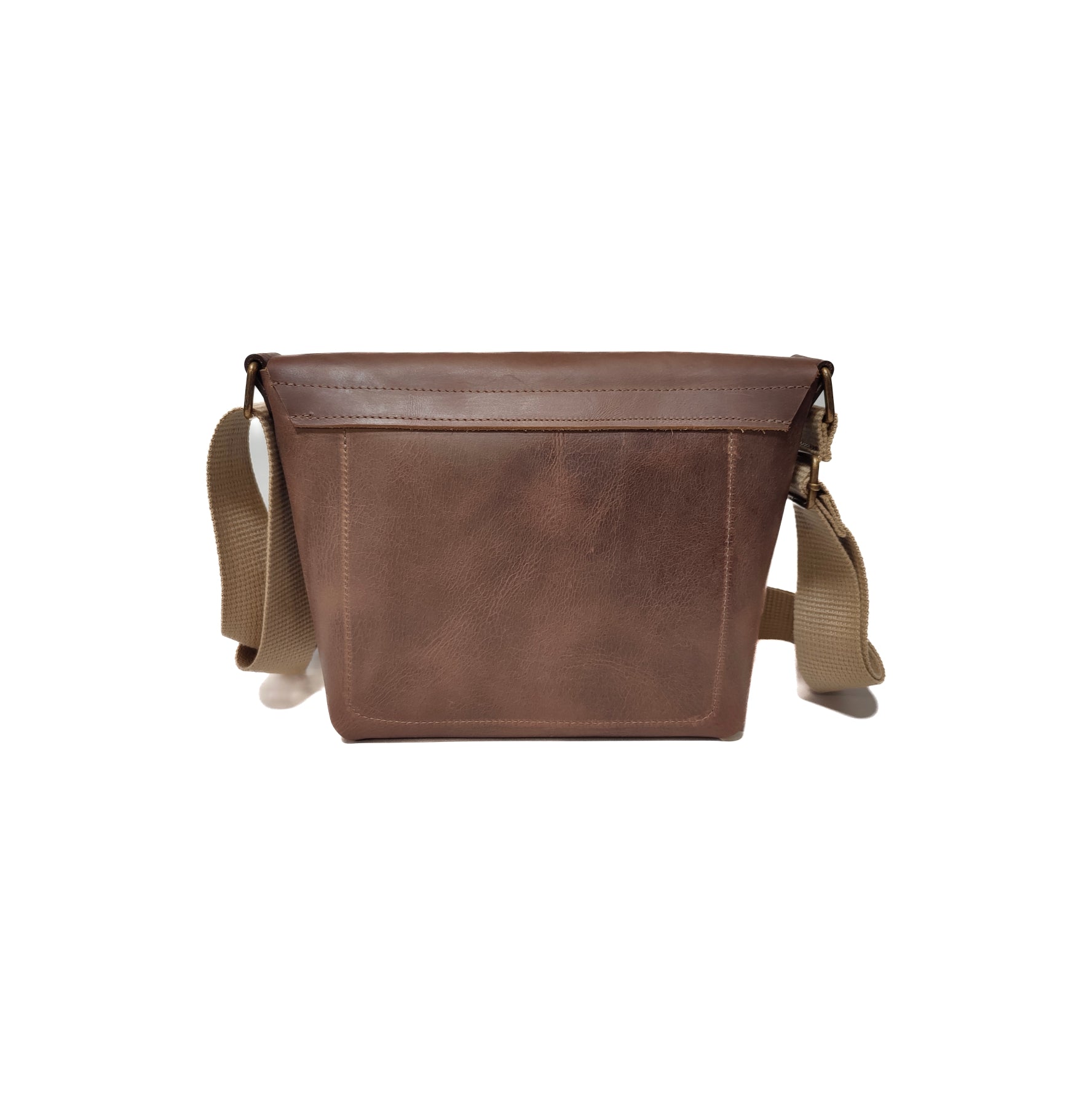 Messenger bag marrón liso - The Mountain Atelier