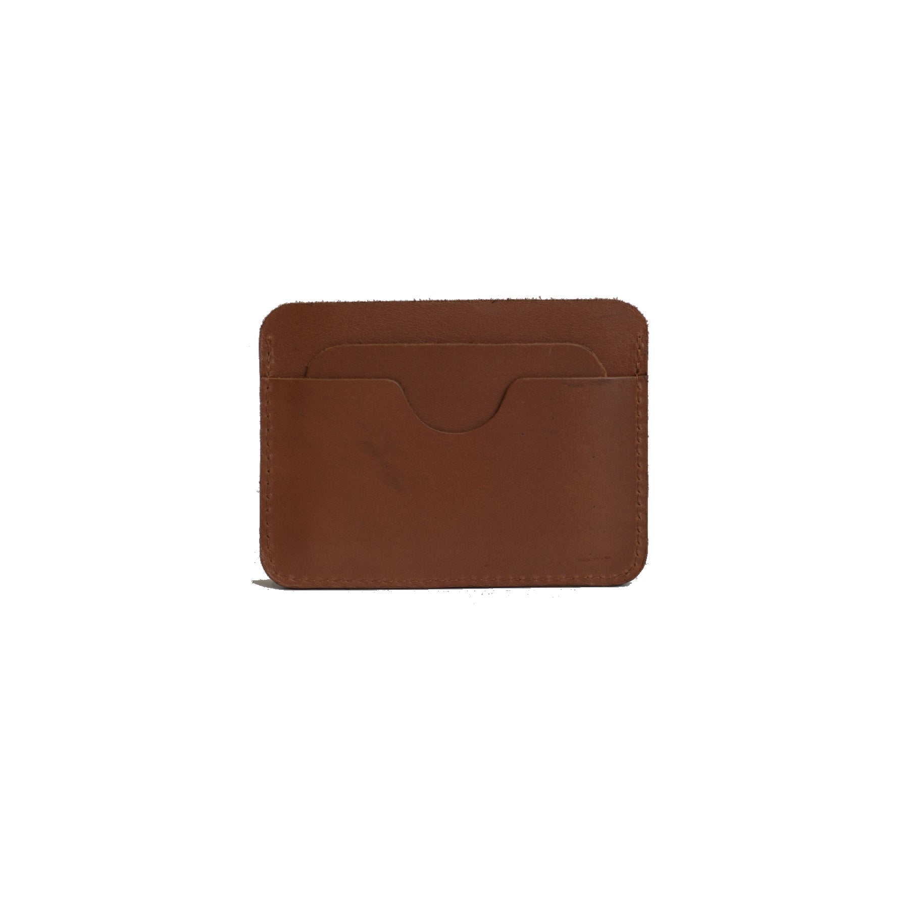 Portadocumento horizontal uni color cuero liso - The Mountain Atelier