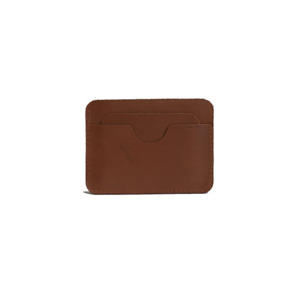 Portadocumento horizontal uni color cuero liso - The Mountain Atelier